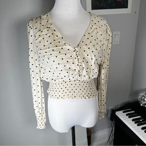 American Eagle Polka Dots Top